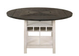 Conner Chalk and Gray Counter Height Dining Set by Crown Mark at Eve Furniture