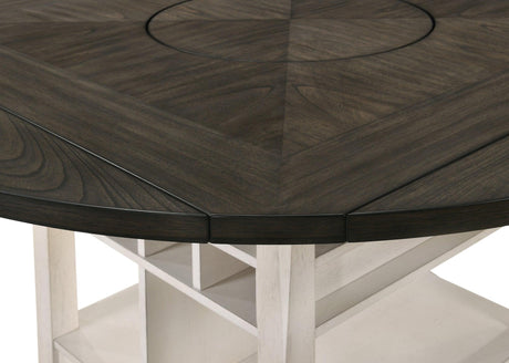 Conner Chalk and Gray Counter Height Dining Set by Crown Mark at Eve Furniture