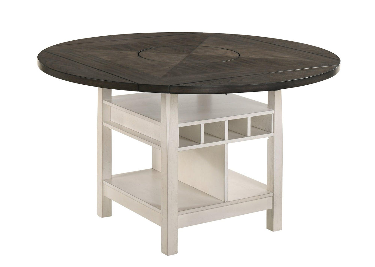 Conner Chalk and Gray Counter Height Dining Set by Crown Mark at Eve Furniture