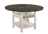 Conner Chalk and Gray Counter Height Dining Set by Crown Mark at Eve Furniture