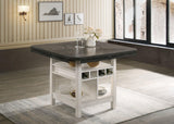 Conner Chalk and Gray Counter Height Dining Set by Crown Mark at Eve Furniture