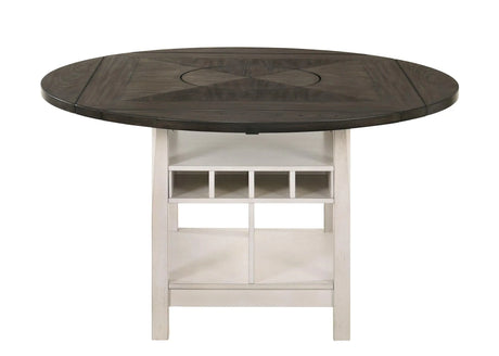 Conner Chalk and Gray Counter Height Table by Crown Mark at Eve Furniture