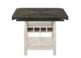 Conner Chalk and Gray Counter Height Table by Crown Mark at Eve Furniture