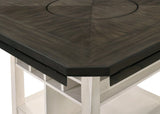 Conner Chalk and Gray Counter Height Table by Crown Mark at Eve Furniture