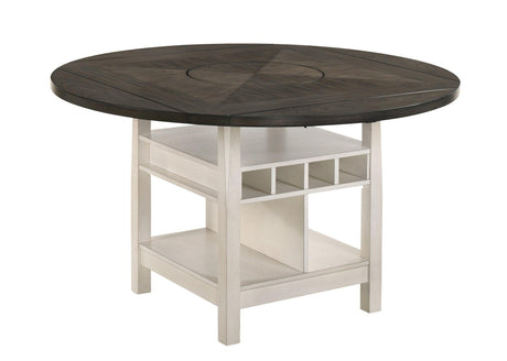 Conner Chalk and Gray Counter Height Table by Crown Mark at Eve Furniture