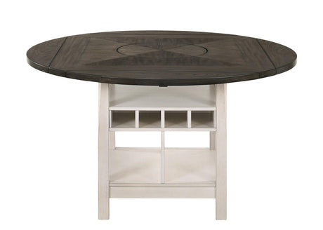 Conner Chalk and Gray Counter Height Table by Crown Mark at Eve Furniture