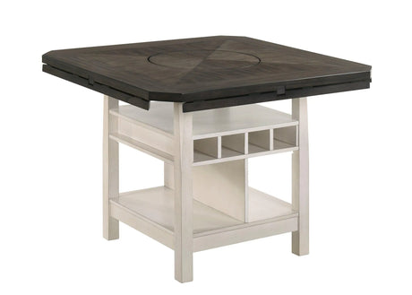 Conner Chalk and Gray Counter Height Table by Crown Mark at Eve Furniture