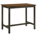 Connie Chestnut/Dark Brown 4-Piece Counter Height Set by Coaster at Eve Furniture