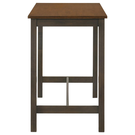 Connie Chestnut/Dark Brown 4-Piece Counter Height Set by Coaster at Eve Furniture