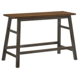 Connie Chestnut/Dark Brown 4-Piece Counter Height Set by Coaster at Eve Furniture