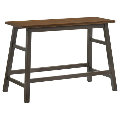 Connie Chestnut/Dark Brown 4-Piece Counter Height Set by Coaster at Eve Furniture