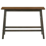 Connie Chestnut/Dark Brown 4-Piece Counter Height Set by Coaster at Eve Furniture