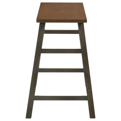 Connie Chestnut/Dark Brown 4-Piece Counter Height Set by Coaster at Eve Furniture