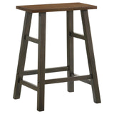 Connie Chestnut/Dark Brown 4-Piece Counter Height Set by Coaster at Eve Furniture