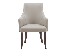 Connie Dining Armchair in Light Grey by Manhattan Comfort at Eve Furniture