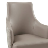 Connie Dining Armchair in Taupe by Manhattan Comfort at Eve Furniture