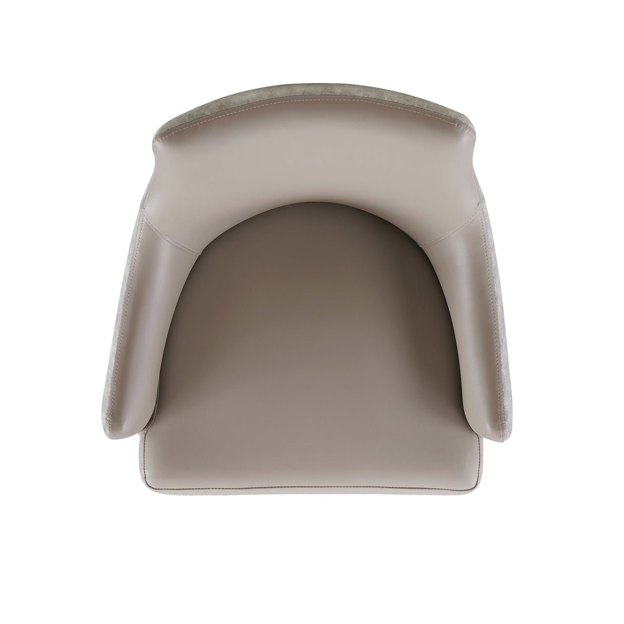 Connie Dining Armchair in Taupe by Manhattan Comfort at Eve Furniture