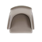 Connie Dining Armchair in Taupe by Manhattan Comfort at Eve Furniture