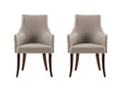 Connie Dining Armchair in Taupe (set of 2) by Manhattan Comfort at Eve Furniture