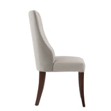 Connie Dining Chair in Light Grey (set of 2) by Manhattan Comfort at Eve Furniture