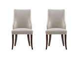 Connie Dining Chair in Light Grey (set of 2) by Manhattan Comfort at Eve Furniture