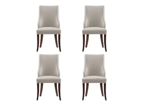 Connie Dining Chair in Light Grey (set of 4) by Manhattan Comfort at Eve Furniture