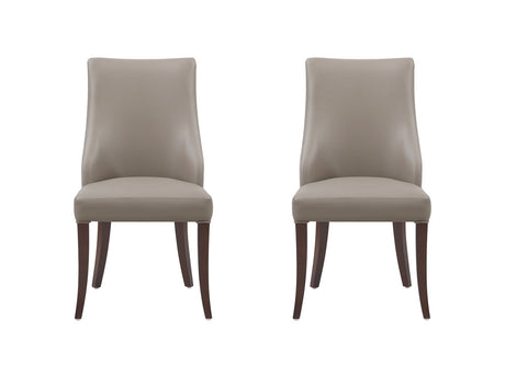 Connie Dining Chair in Taupe (set of 2) by Manhattan Comfort at Eve Furniture
