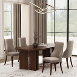 Connie Dining Chair in Taupe (set of 4) by Manhattan Comfort at Eve Furniture