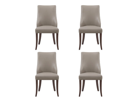 Connie Dining Chair in Taupe (set of 4) by Manhattan Comfort at Eve Furniture