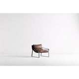 Conno Brownr Leather Club Chair by Moe's Home at Eve Furniture