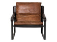 Conno Brownr Leather Club Chair by Moe's Home at Eve Furniture