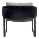 Connor Club Chair - Snowfolds Grey by Moe's Home at Eve Furniture