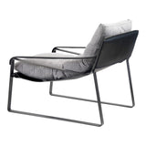 Connor Club Chair - Snowfolds Grey by Moe's Home at Eve Furniture