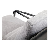 Connor Club Chair - Snowfolds Grey by Moe's Home at Eve Furniture