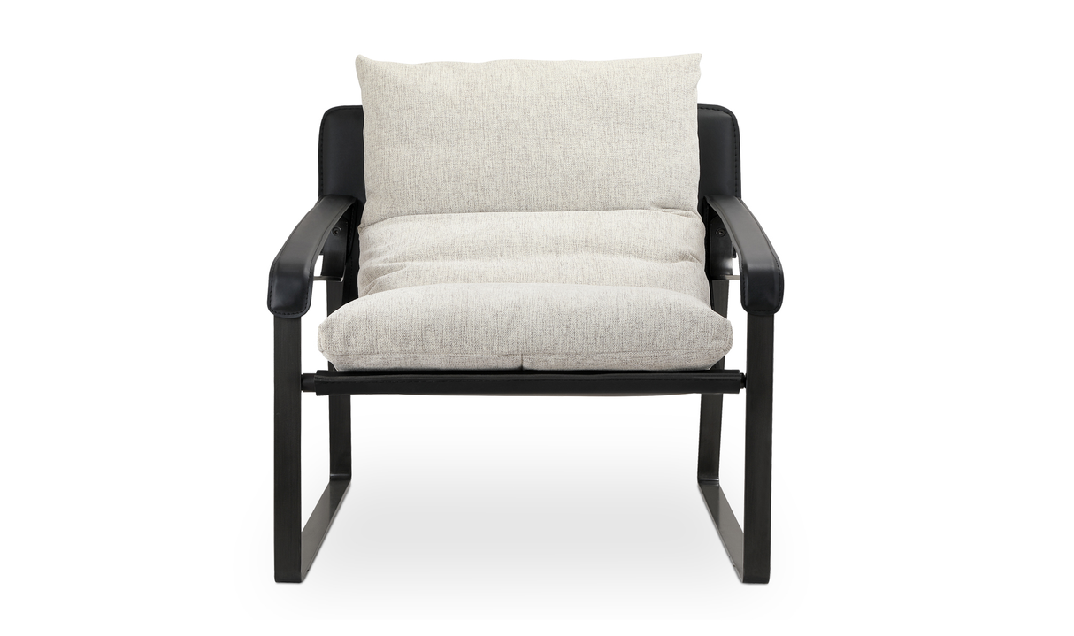Connor Club Chair - White by Moe's Home at Eve Furniture