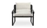 Connor Club Chair - White by Moe's Home at Eve Furniture