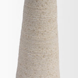 Cono Off-White Marble Cone Shaped Candle Holders (Set of 2) by Mercana at Eve Furniture