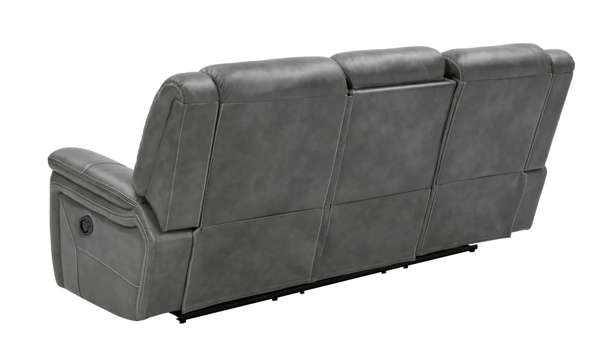 Conrad Gray Upholstered Motion Sofa Cool by Coaster at Eve Furniture