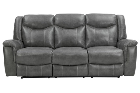 Conrad Gray Upholstered Motion Sofa Cool by Coaster at Eve Furniture