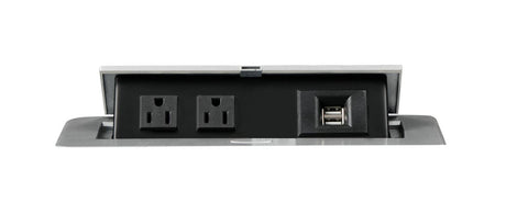 Conrad Grey 2-piece Upholstered Padded Arm Motion Sofa Set by Coaster at Eve Furniture