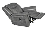 Conrad Grey 3-piece Upholstered Padded Arm Motion Sofa Set by Coaster at Eve Furniture