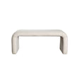 Conrad Ivory Boucle Bench by Diamond Sofa at Eve Furniture