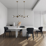 Conrad Leather Dining Chair in Black (set of 2) by Manhattan Comfort at Eve Furniture