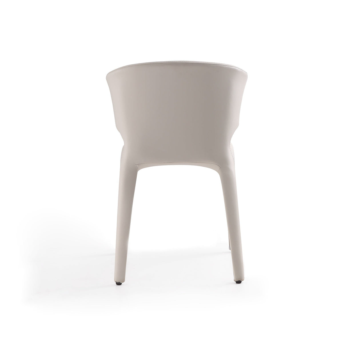 Conrad Leather Dining Chair in Cream (set of 2) by Manhattan Comfort at Eve Furniture