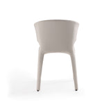 Conrad Leather Dining Chair in Cream (set of 2) by Manhattan Comfort at Eve Furniture