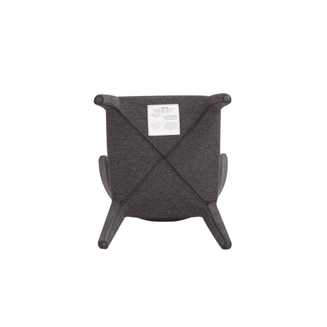 Conrad Woven Tweed Dining Chair in Black (set of 2) by Manhattan Comfort at Eve Furniture