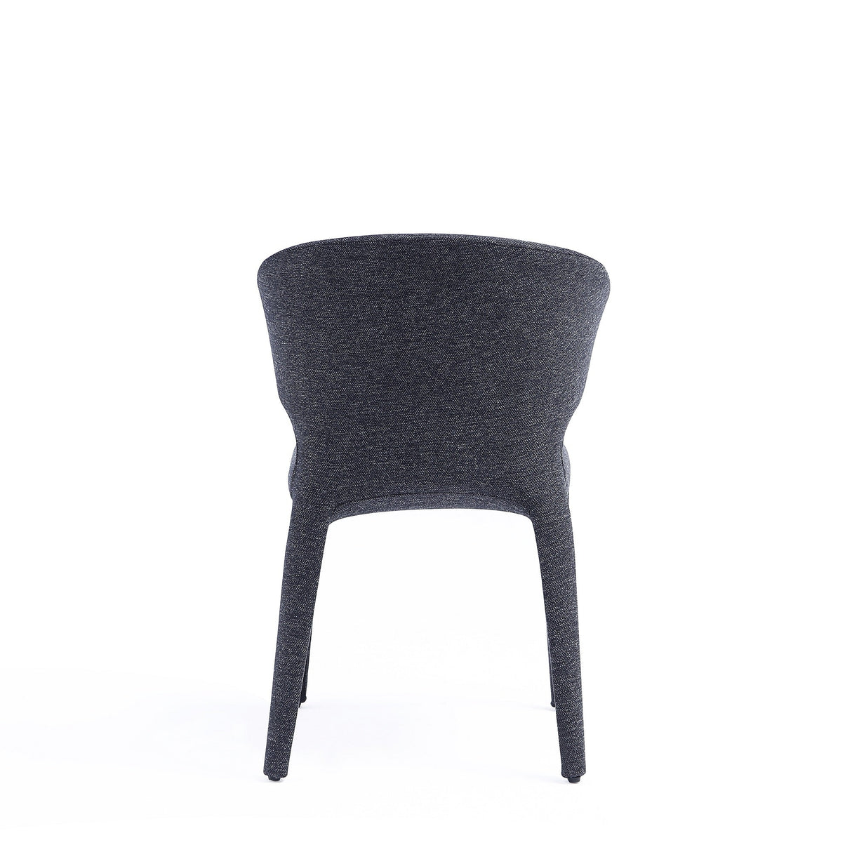 Conrad Woven Tweed Dining Chair in Black (set of 4) by Manhattan Comfort at Eve Furniture