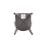 Conrad Woven Tweed Dining Chair in Grey (set of 2) by Manhattan Comfort at Eve Furniture