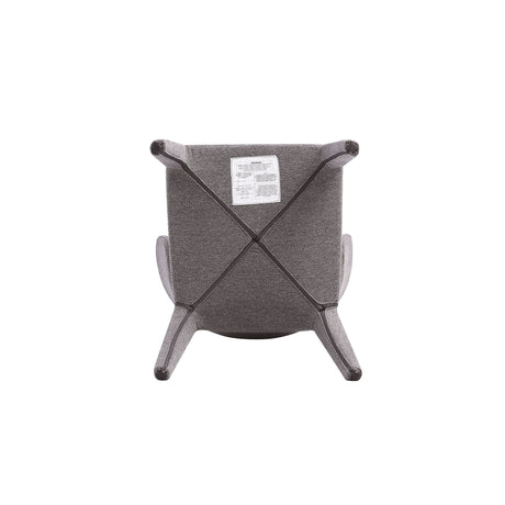 Conrad Woven Tweed Dining Chair in Grey (set of 4) by Manhattan Comfort at Eve Furniture
