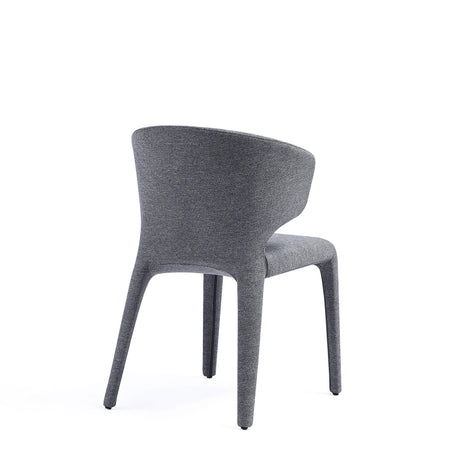 Conrad Woven Tweed Dining Chair in Grey (set of 4) by Manhattan Comfort at Eve Furniture